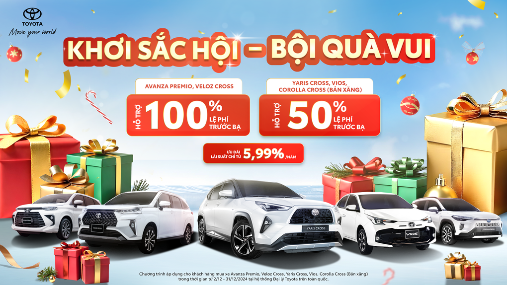 Ưu đãi đến 100% phí trước bạ: Sở hữu xe Toyota, đón xuân Ất Tỵ 2025 - 1